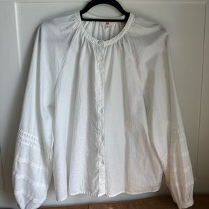 Levi’s White Balloon Sleeve Blouse